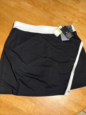 Callaway Black and White Women's Golf Skort with Side Stripe